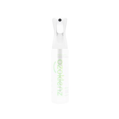 Photo of an ozoklenz spray bottle trigger for planet friendly ozone cleaning