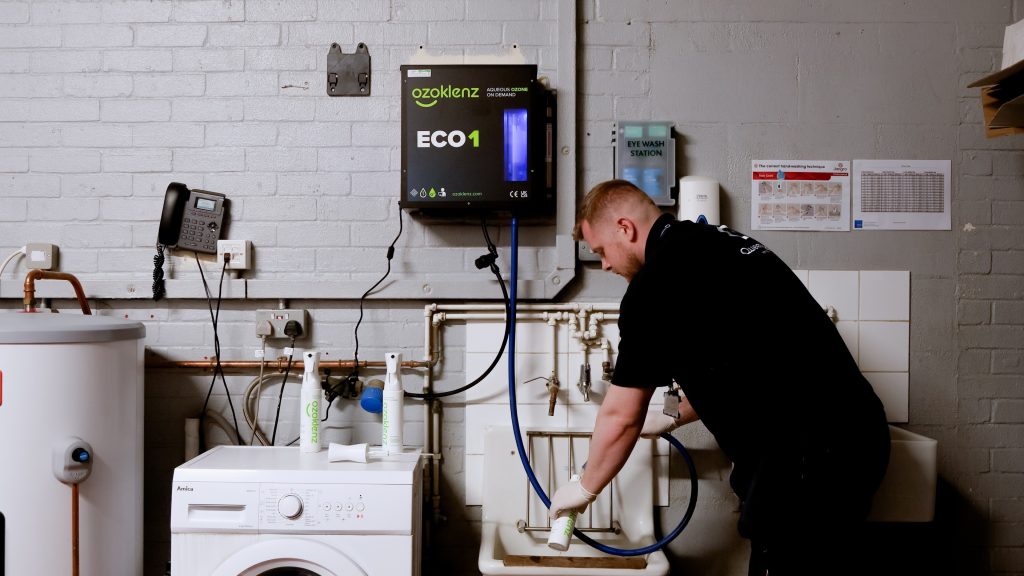 Chemical free Ozoklenz Eco 1 unit in Queensgate Shopping Centre