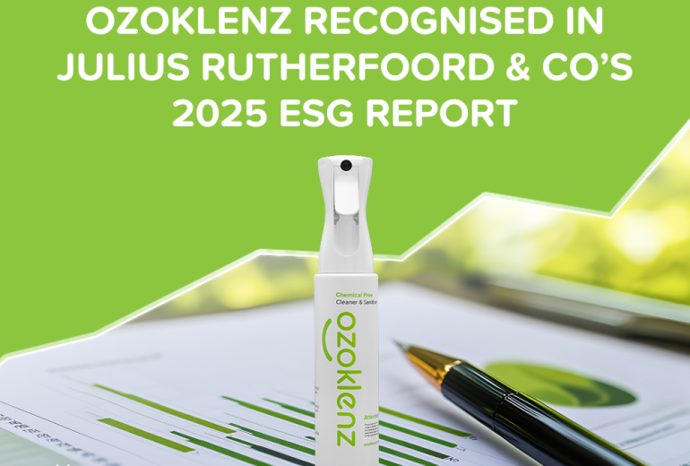 Ozoklenz recognised in julius rutherfoords 2025 esg report